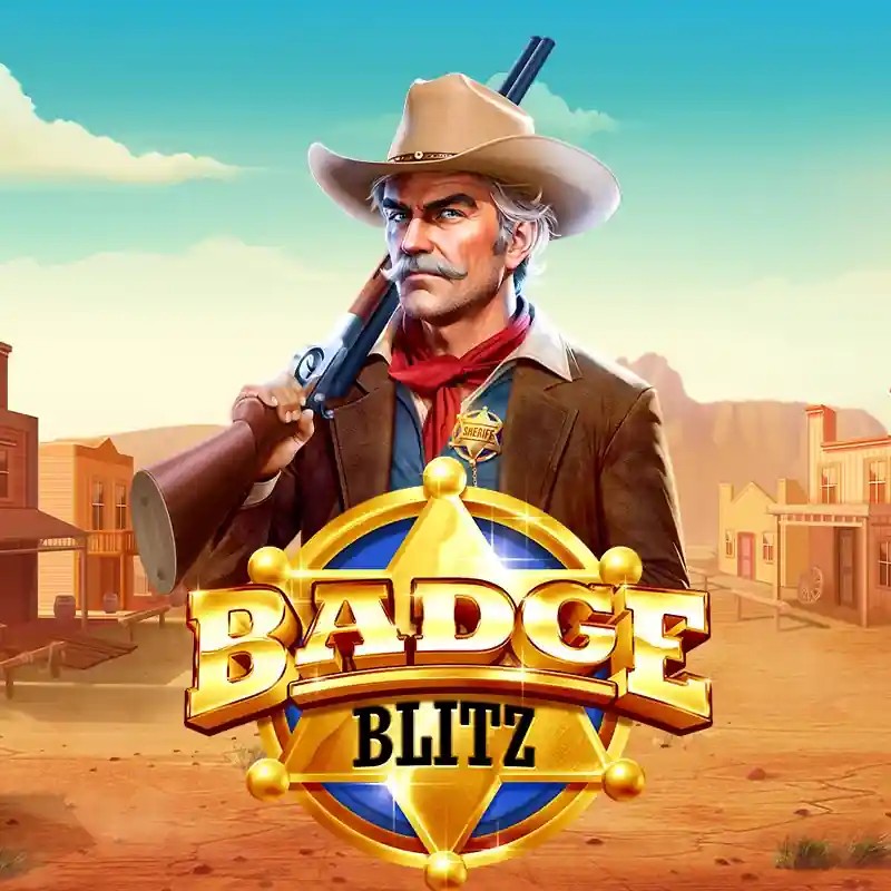 Badge Blitz logo – Slots by Pragmatic Play at Gambiva Casino