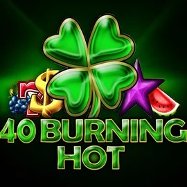 Official Slots logo: 40 Burning Hot by Amusnet Interactive at Gambiva Casino
