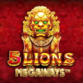 Play the 5 Lions Megaways slot by Pragmatic Play on Gambiva Casino
