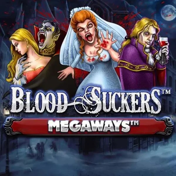 Blood Suckers Megaways online game logo by Red Tiger Gaming on casino-gambiva.net