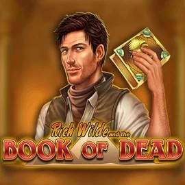 Official Slots logo: Book of Dead by Play'n GO at Gambiva Casino