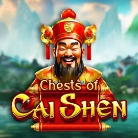 Chests of Cai Shen online game logo by Pragmatic Play on casino-gambiva.net