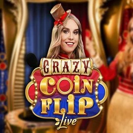 Crazy Coin Flip casino game by Evolution – featured logo at Gambiva Casino