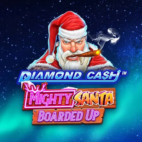 Diamond Cash Mighty Santa Boarded Up game by Greentube – logo hosted on Gambiva Casino