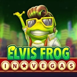 Elvis Frog In Vegas slot logo by BGAMING at Gambiva Casino