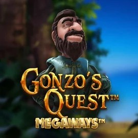 Slots logo of Gonzo's Quest Megaways from Red Tiger Gaming at Gambiva Casino