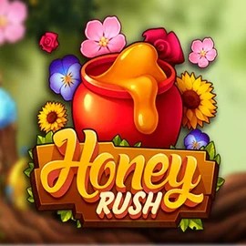 Honey Rush slot logo by Play'n GO at Gambiva Casino