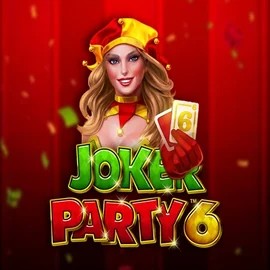 Joker Party 6 slot visual from Greentube available on casino-gambiva.net