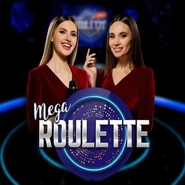 Mega Roulette game by Pragmatic Play – logo hosted on Gambiva Casino