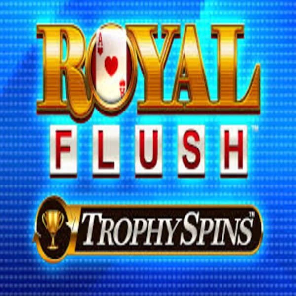 Royal Flush Trophy Spins game by Greentube – logo hosted on Gambiva Casino