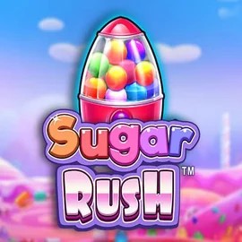 Sugar Rush online game logo by Pragmatic Play on casino-gambiva.net